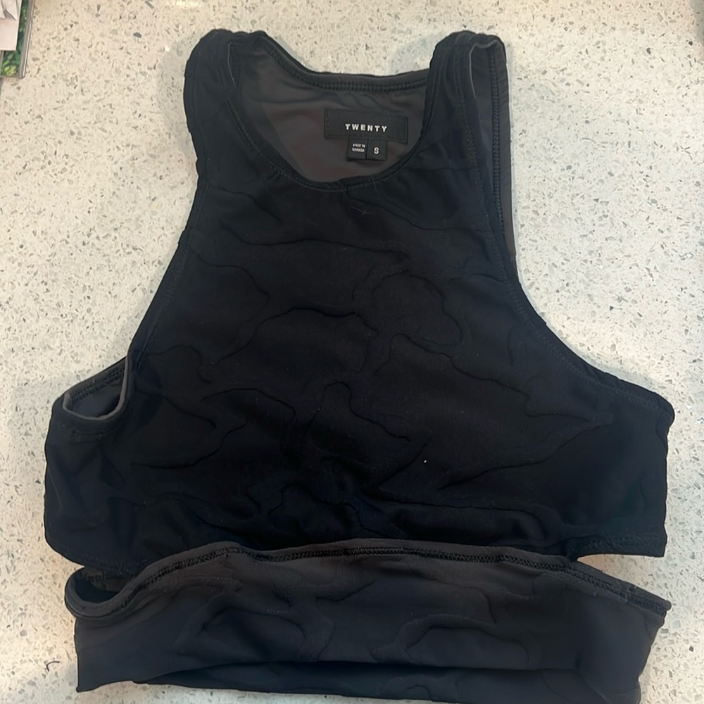 TWENTY Racer back cut out sports bra